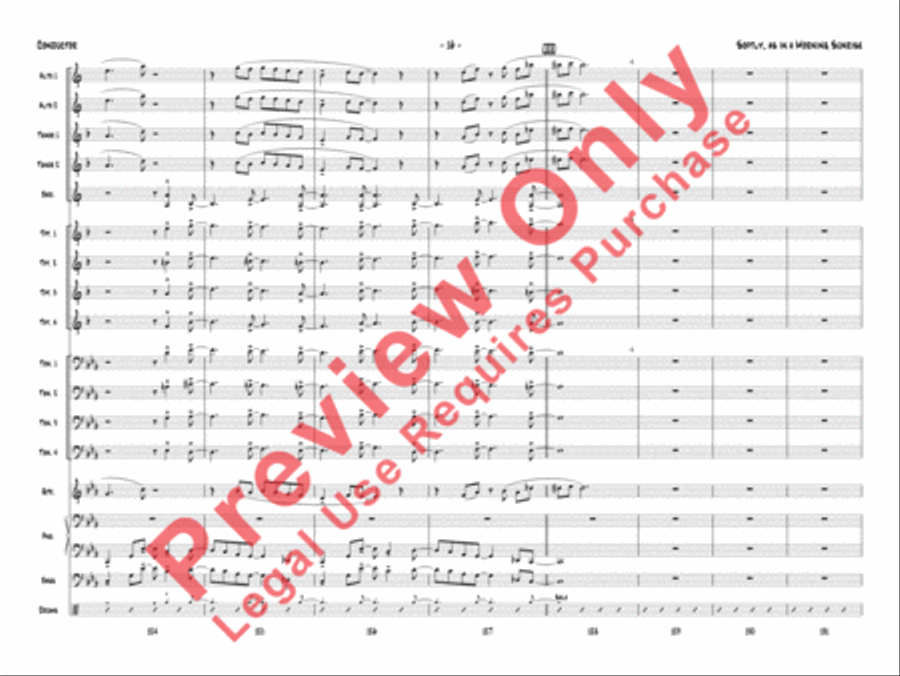 Softly, As in a Morning Sunrise Jazz Ensemble scores gallery preview page 19