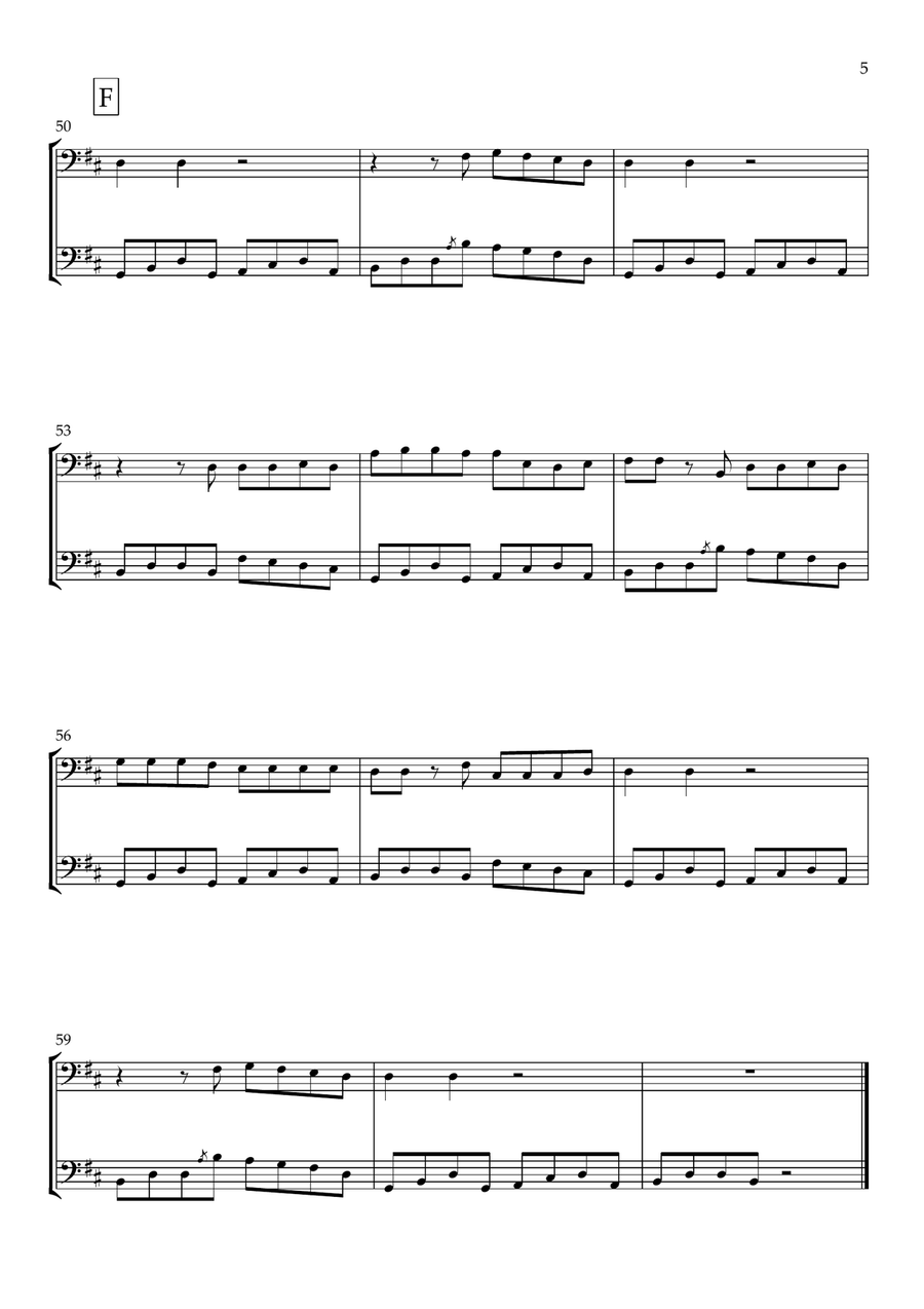 Last Night Brass Duet scores gallery preview page 5