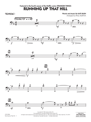 Running Up That Hill (arr. Paul Murtha) - Trombone 1