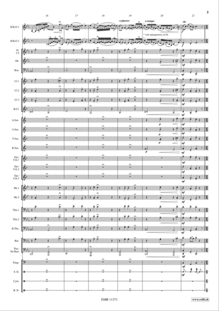 Csardas Csardas Concert Band scores gallery preview page 5