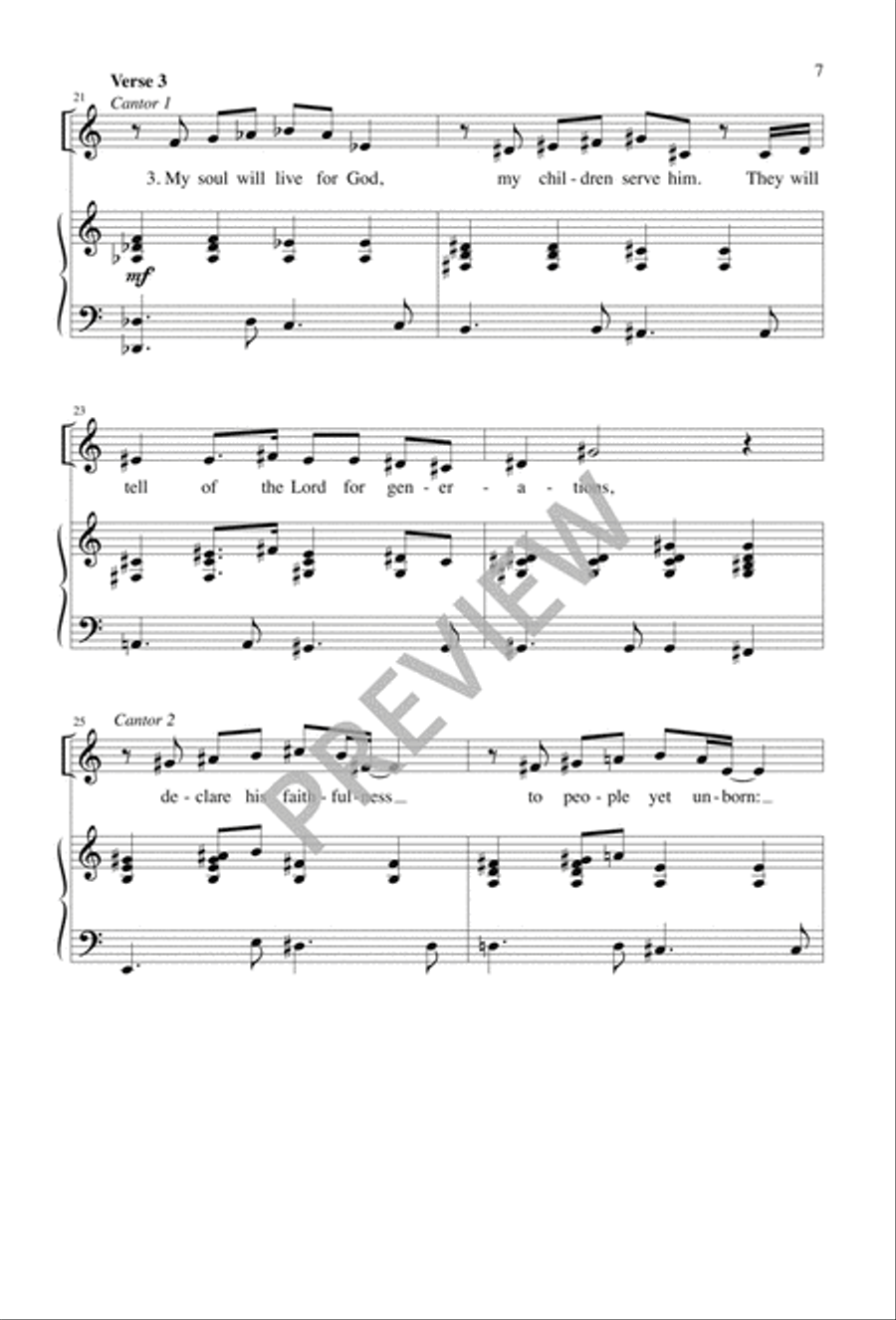 Liturgy of the Word for Confirmation 4-Part scores gallery preview page 6