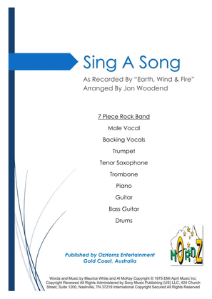 Book cover for Sing A Song