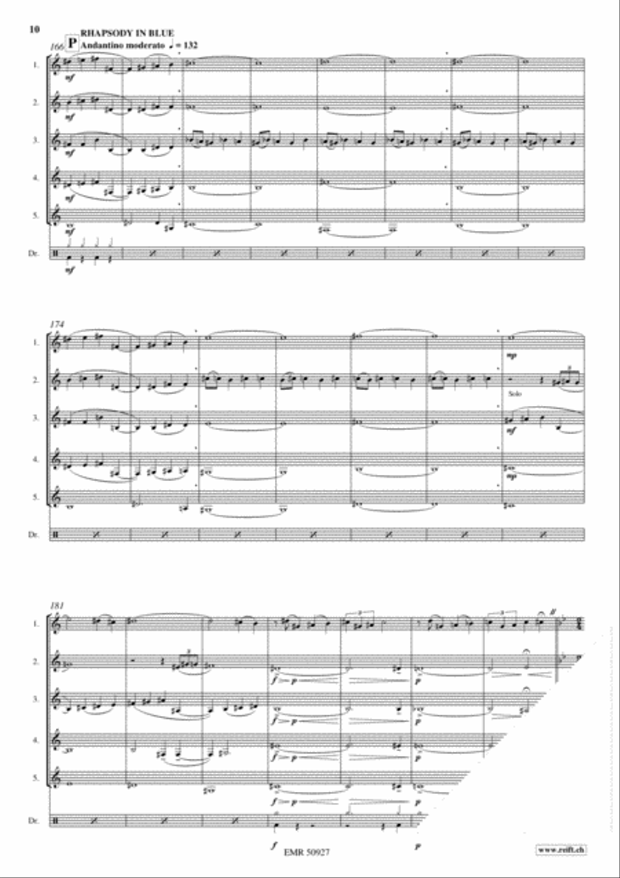 Wonderful Gershwin Cornet scores gallery preview page 8