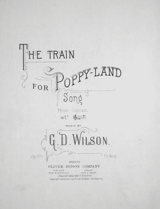 The Train For Poppy-Land. Song
