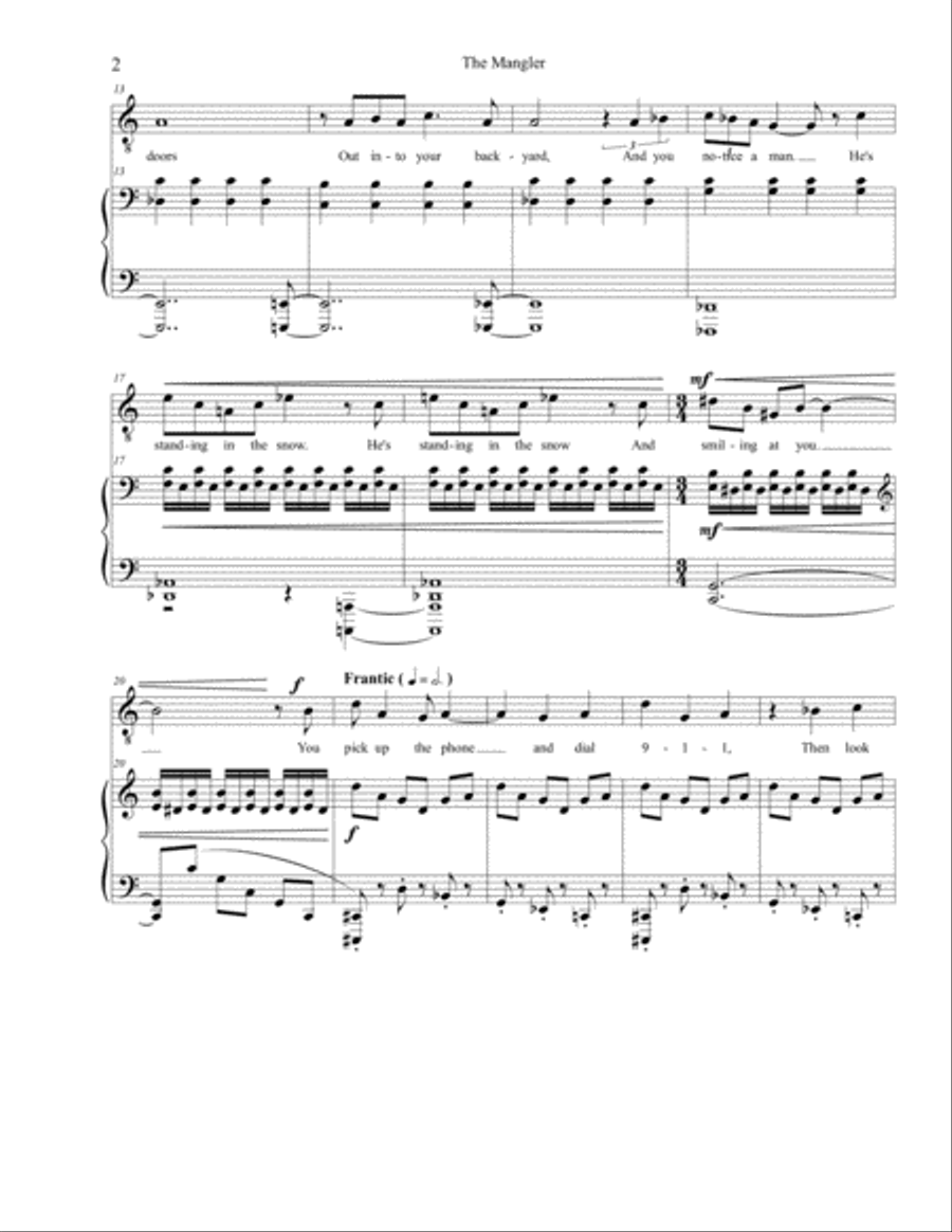 Songs for Halloween (Complete Set) High Voice scores gallery preview page 2
