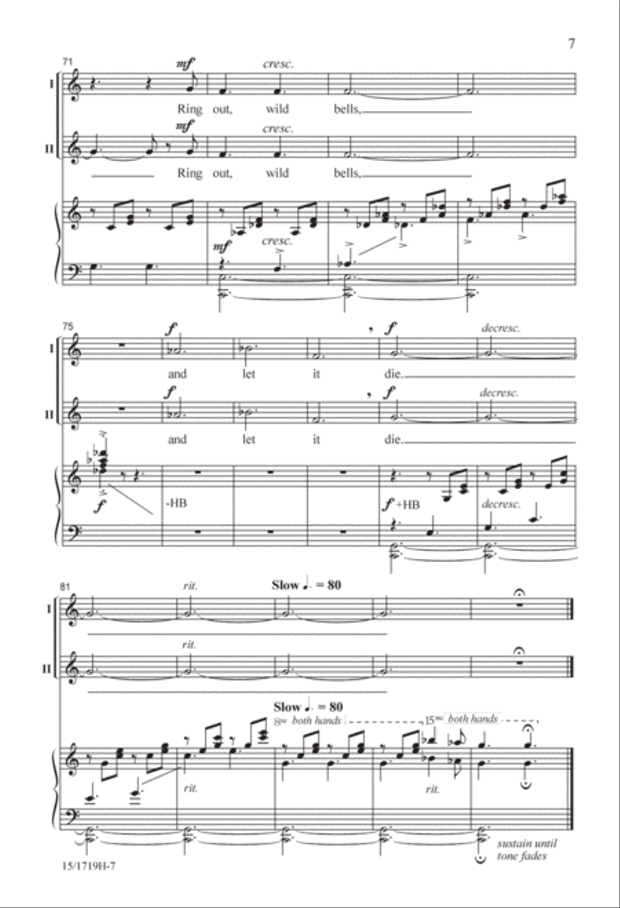 Ring Out, Wild Bells 2-Part scores gallery preview page 7