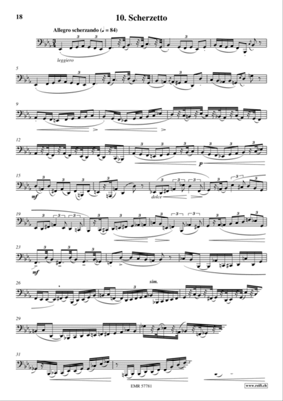36 Etudes Transcendantes 36 Etudes Transcendantes Tuba scores gallery preview page 12