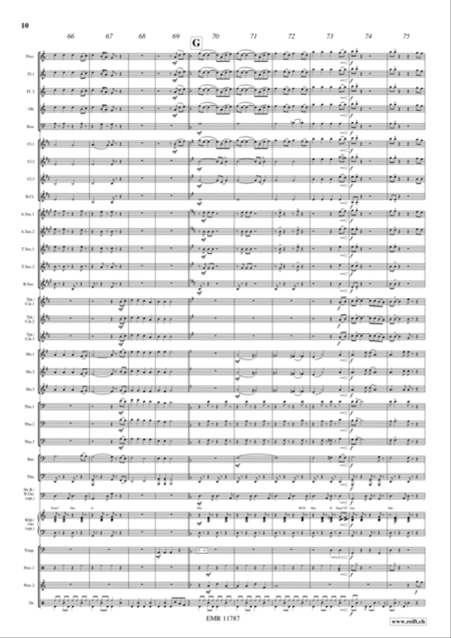 Rocky Folk Concert Band scores gallery preview page 11