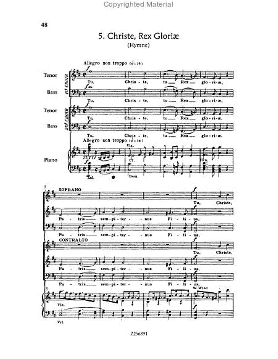 Te Deum, H 118 Choir scores gallery preview page 48