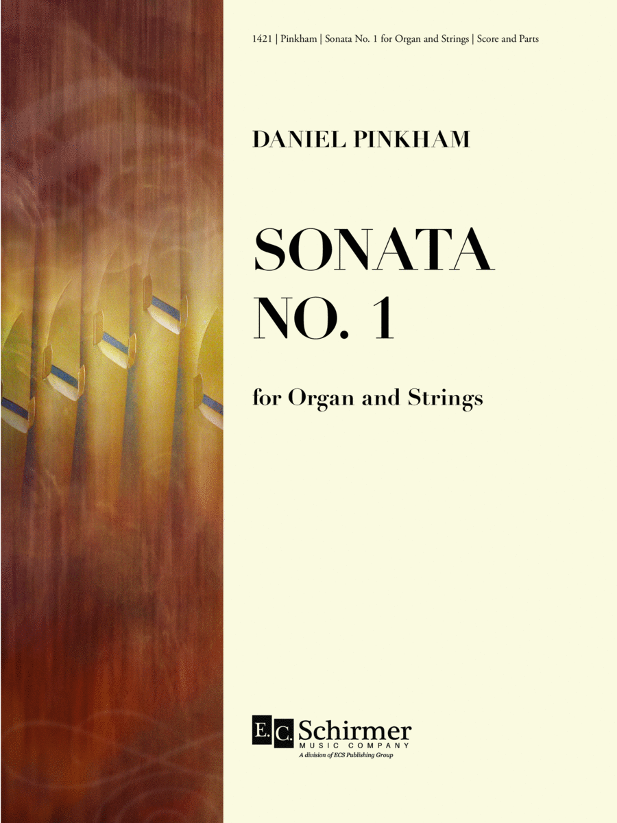 Sonata No. 1 for Organ and Strings String Orchestra scores gallery preview page 1