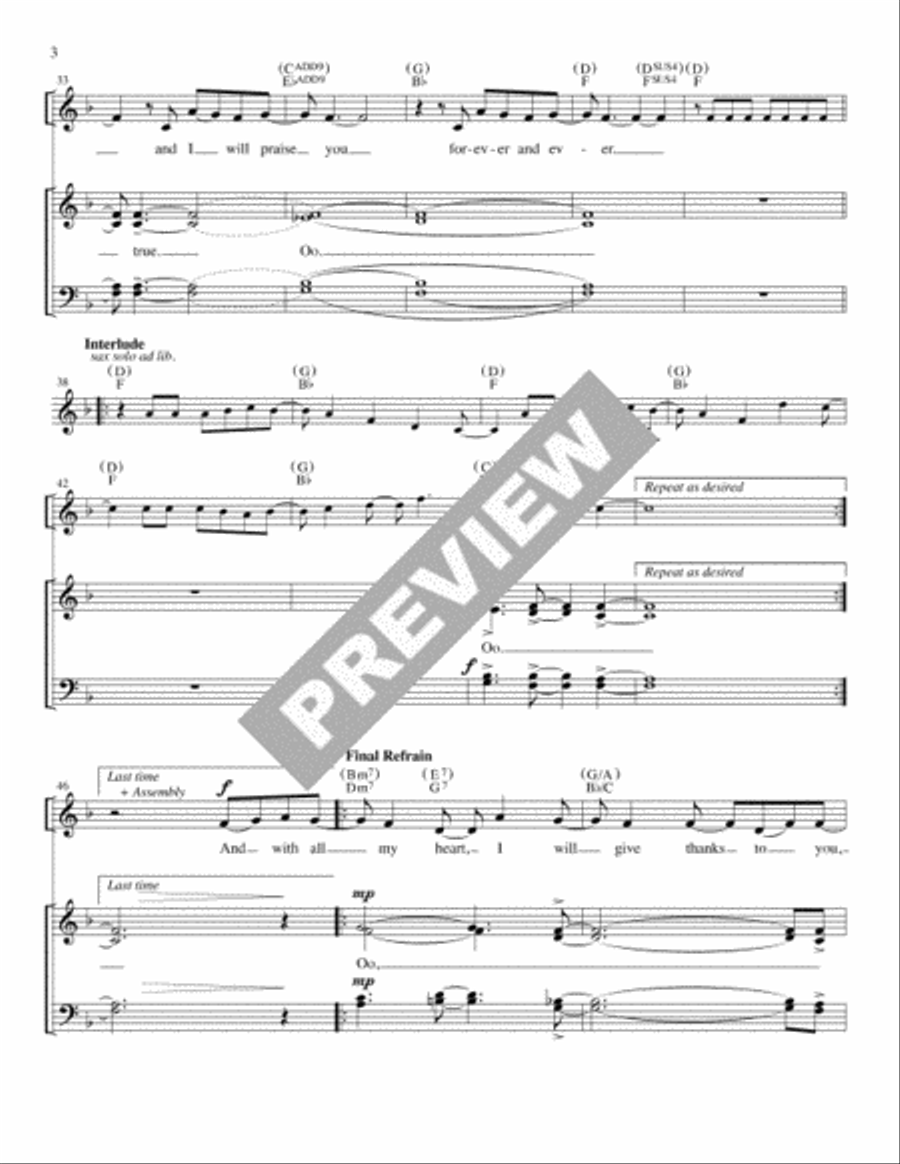 I Will Give Thanks - Guitar edition Guitar scores gallery preview page 4