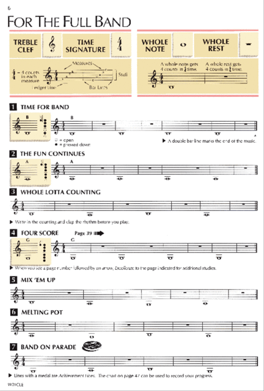 Standard of Excellence Book 1, Alto Clarinet Concert Band Methods scores gallery preview page 2