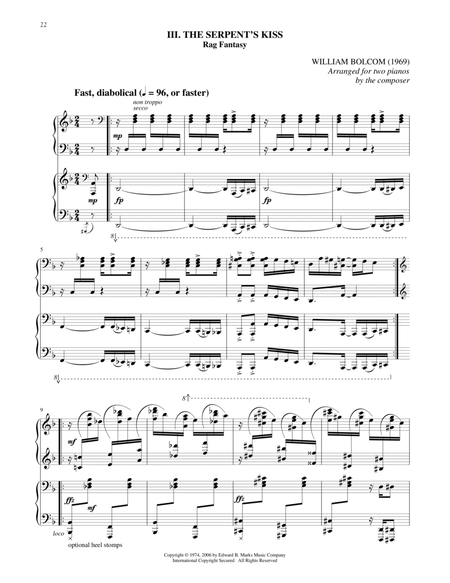 The Serpent's Kiss (for 2 Pianos)