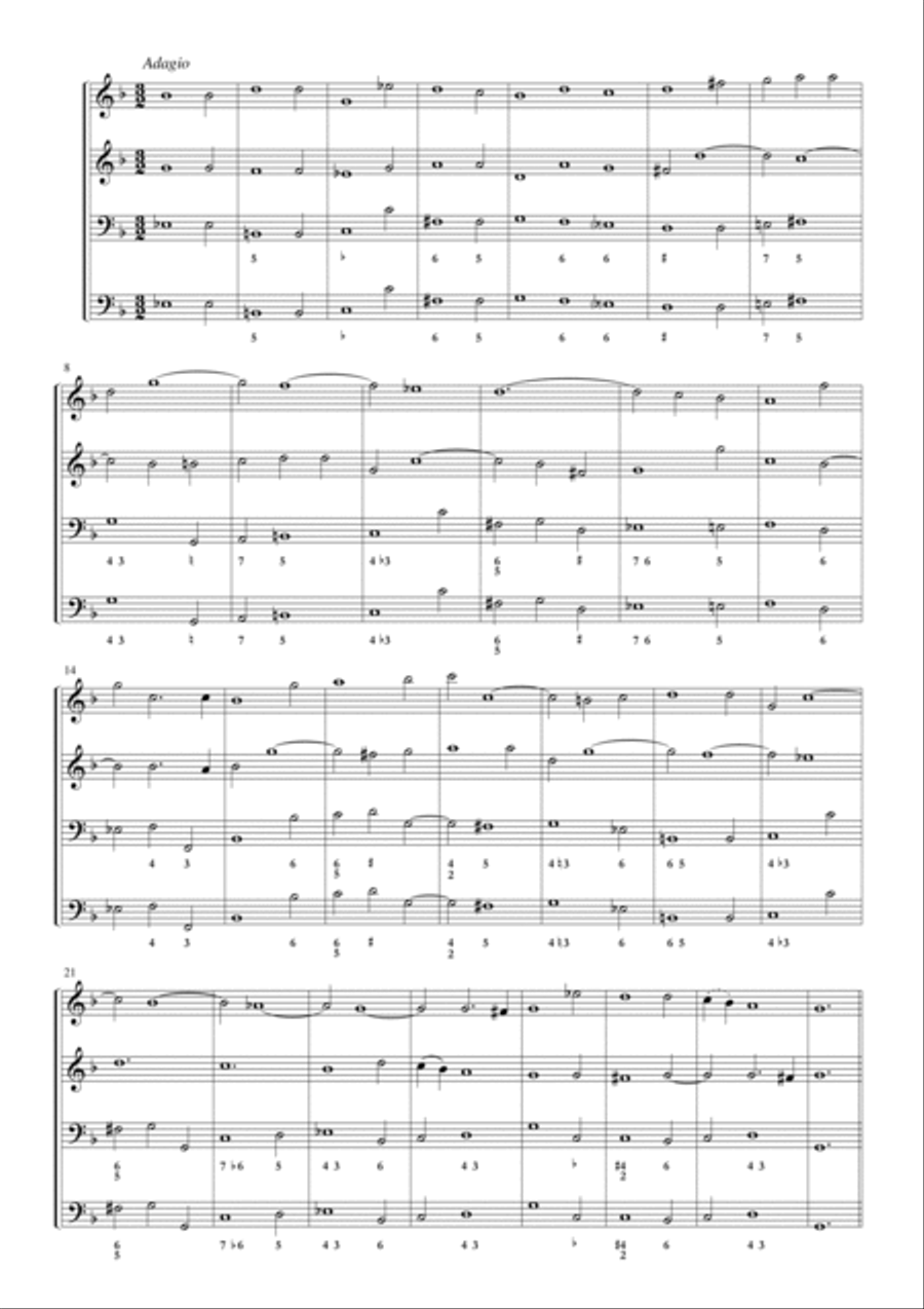 Corelli, Sonata op.3 n.11 in g minor Small Ensemble scores gallery preview page 5