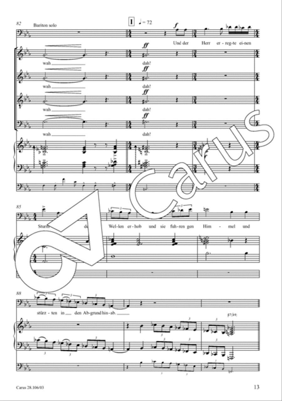 Die mit Schiffen auf dem Meer (Psalm 107) 4-Part scores gallery preview page 14
