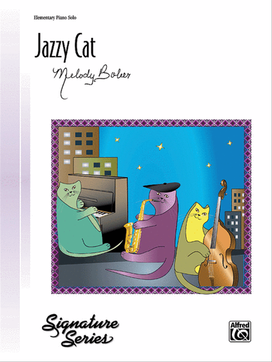 Jazzy Cat Easy Piano scores gallery preview page 1