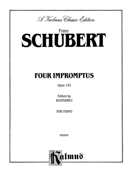 Four Impromptus, Op. 142
