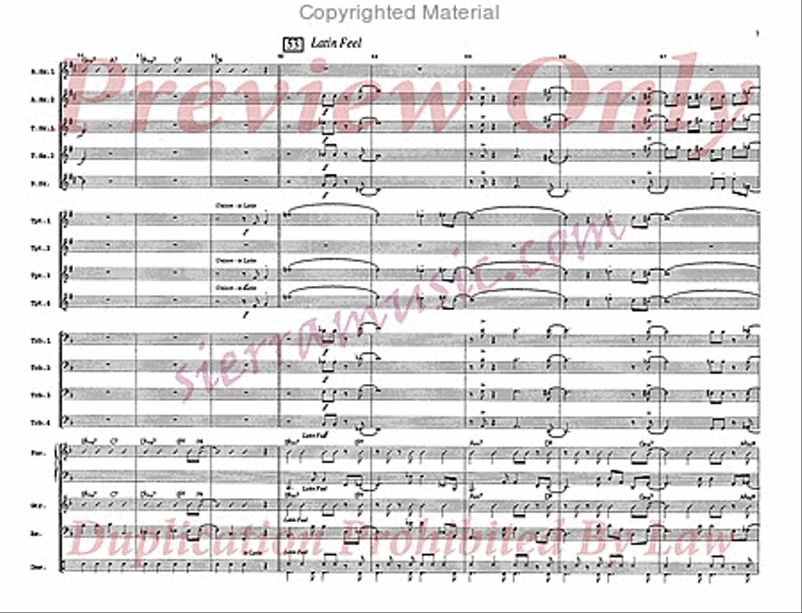 Lester Lives On Big Band scores gallery preview page 8