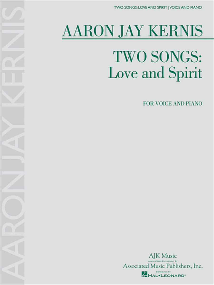 Two Songs: Love and Spirit Voice scores gallery preview page 1