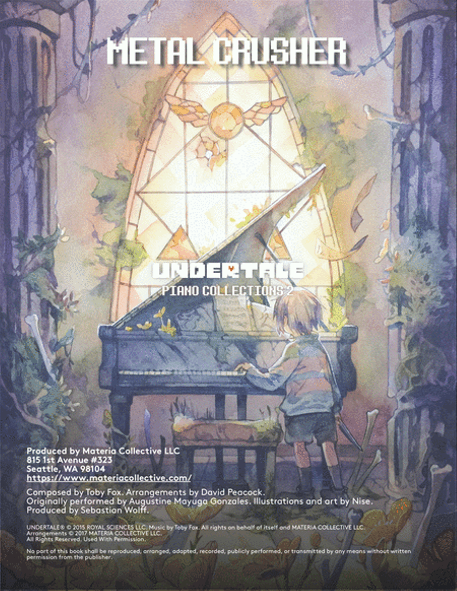 Metal Crusher (UNDERTALE Piano Collections 2) Piano Solo scores gallery preview page 1
