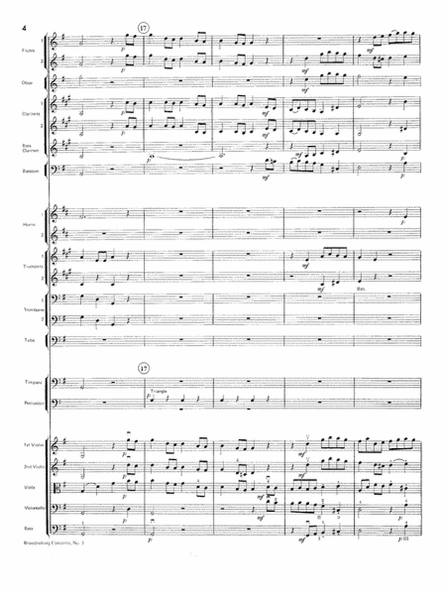 Brandenburg Sinfonia: Score
