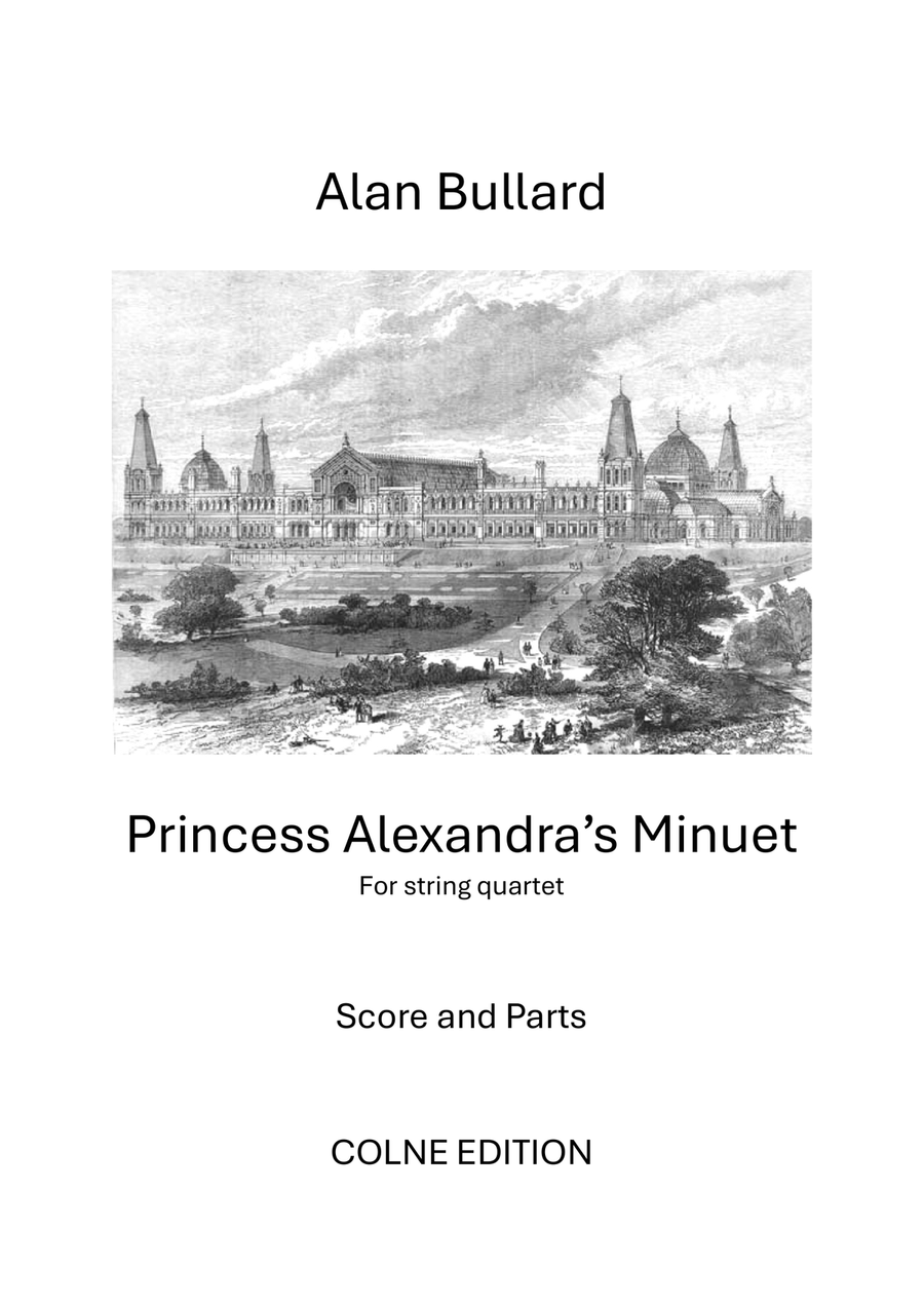 Princess Alexandra's Minuet (string quartet) String Quartet scores gallery preview page 1