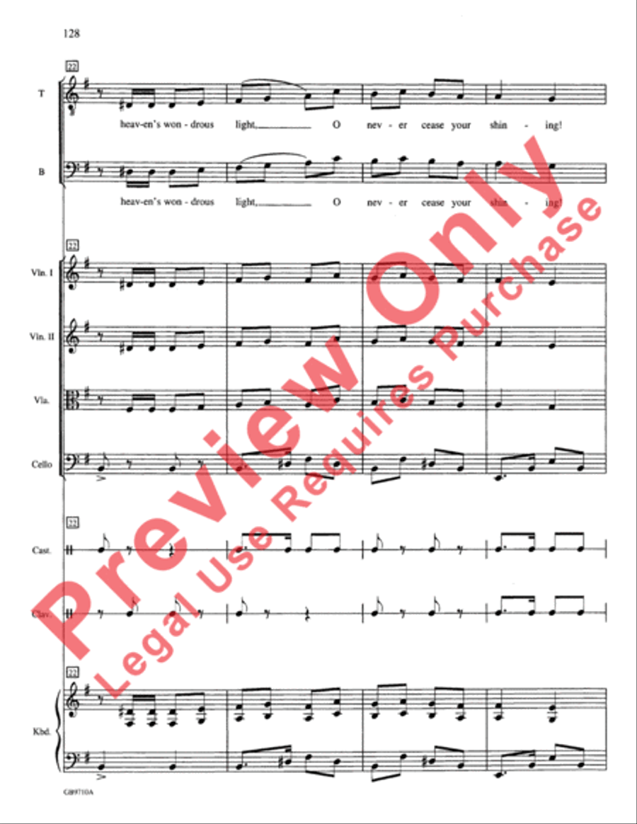 A Festival of Lessons and Carols Choir scores gallery preview page 129