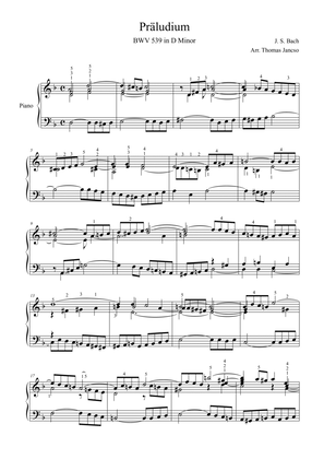 Organ Prelude Bach BWV 539