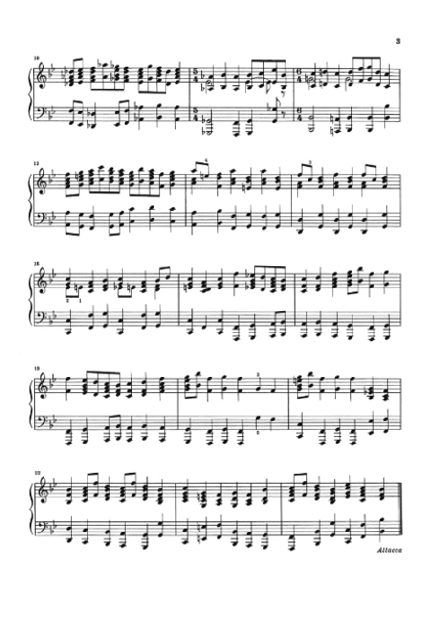 Pictures at an Exhibition Piano Solo scores gallery preview page 3
