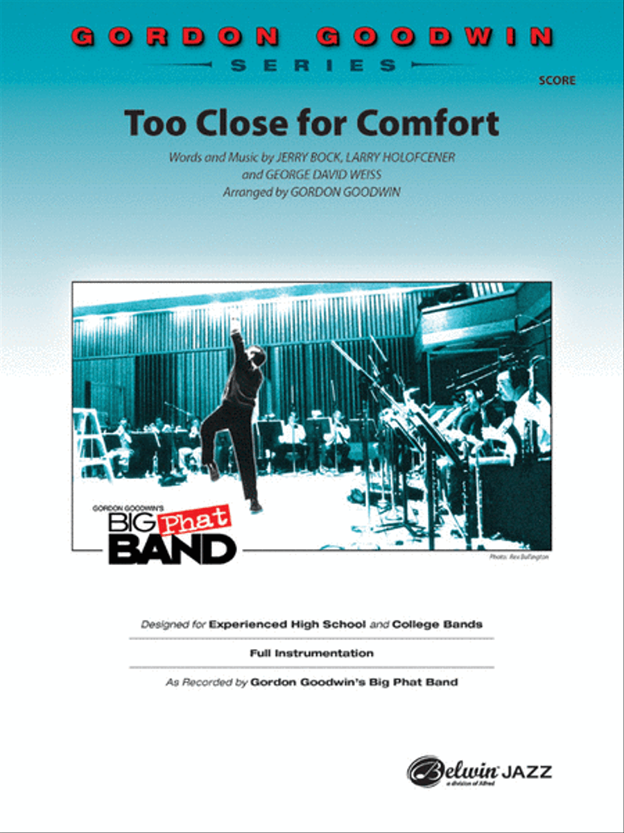 Too Close for Comfort Jazz Ensemble scores gallery preview page 1