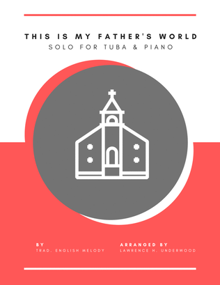 Book cover for This Is My Father's World for Tuba