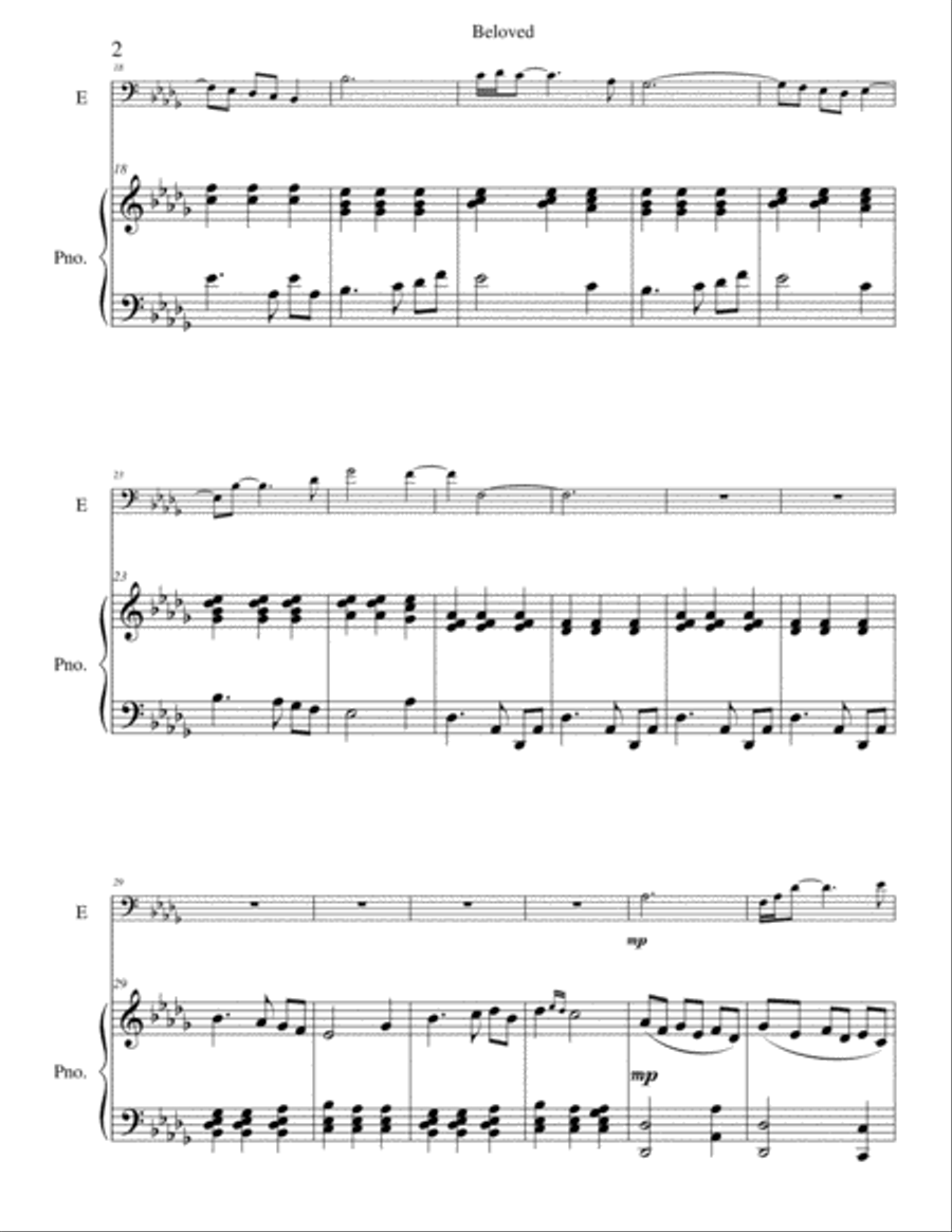 Beloved Brass Duet scores gallery preview page 2