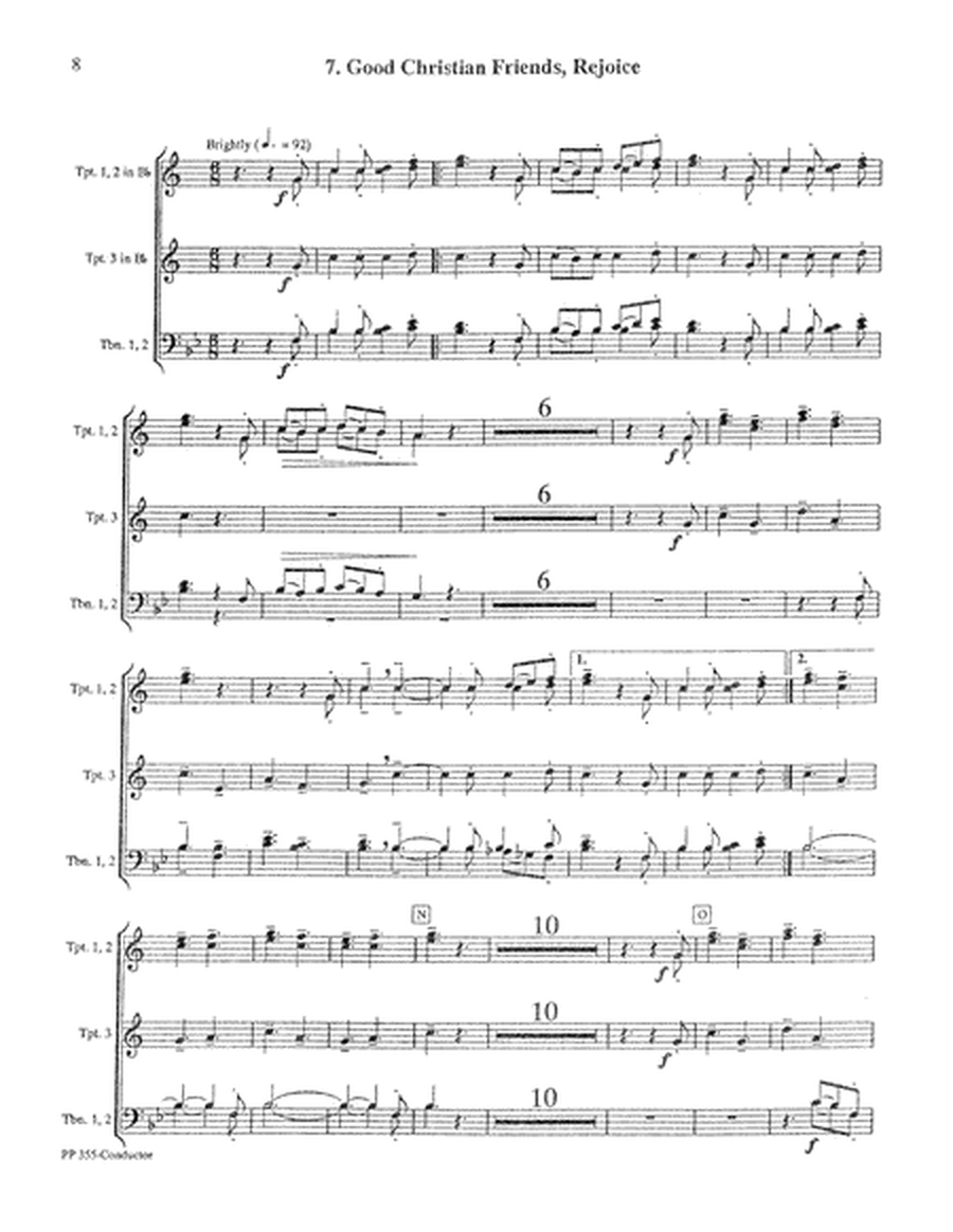 Come Rejoicing - Brass Score and Parts