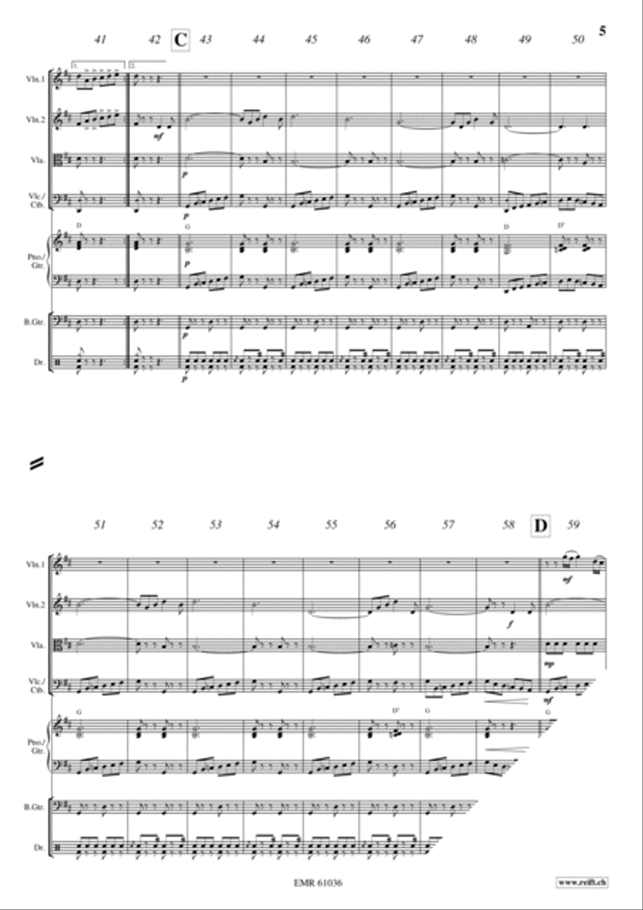 Semper Fidelis String Quartet scores gallery preview page 5