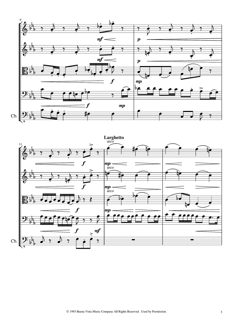 Jack's Lament Chamber Music scores gallery preview page 3