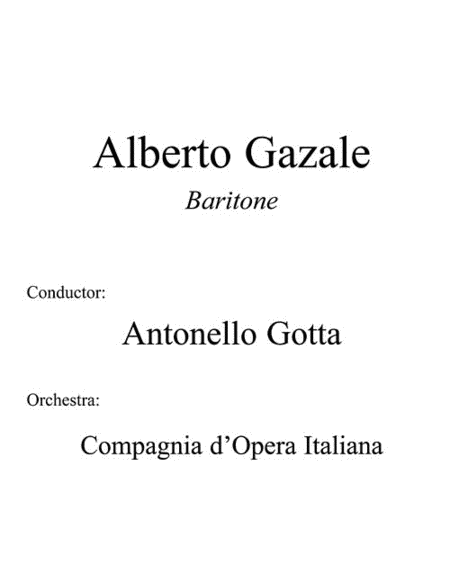 Cantolopera: Arias for Baritone - Volume 2
