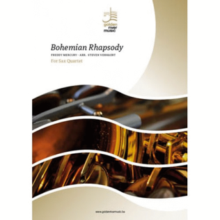 Book cover for Bohemian Rhapsody - sax quartet