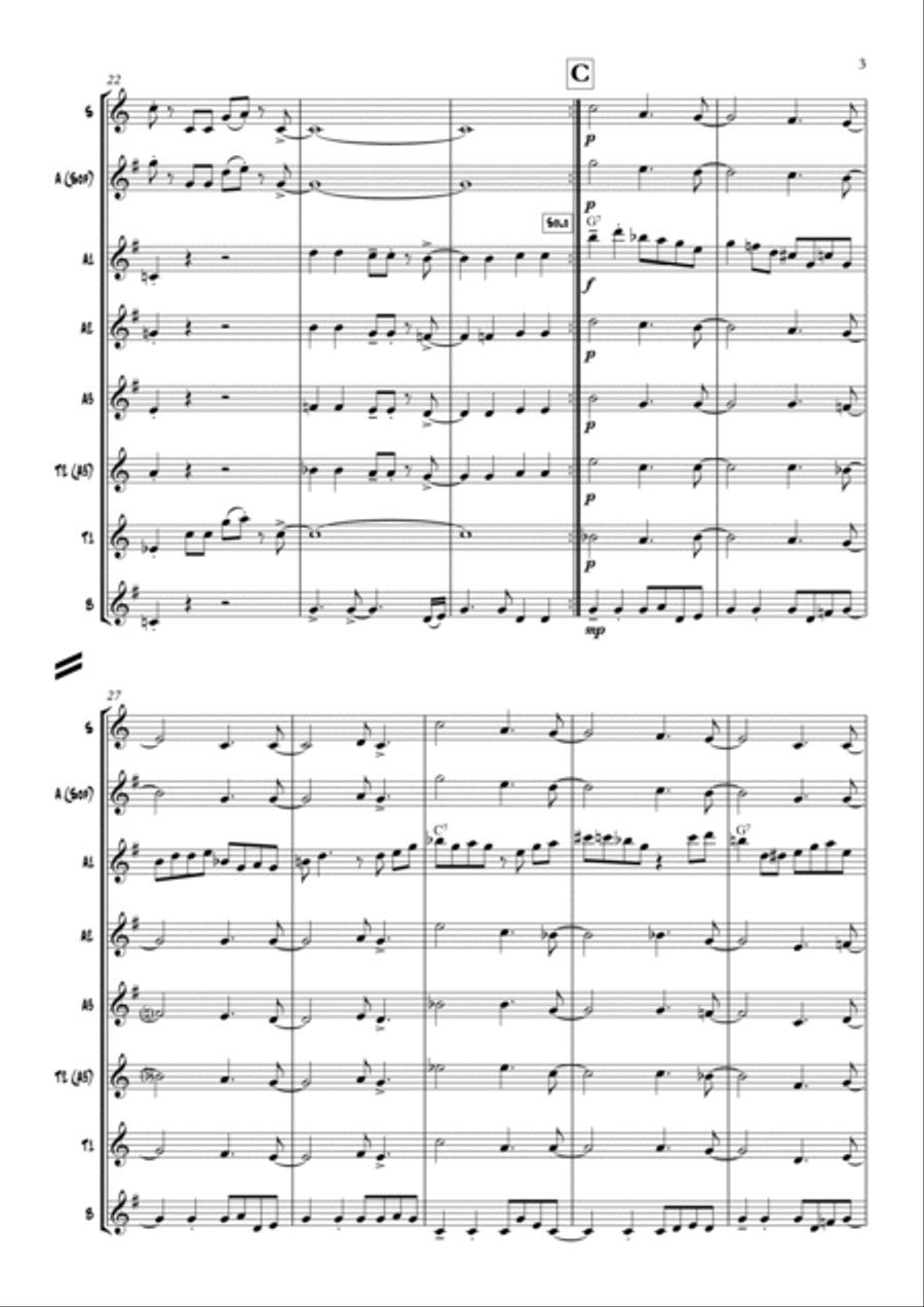 Watermelon Man Watermelon Man Woodwind Ensemble scores gallery preview page 3