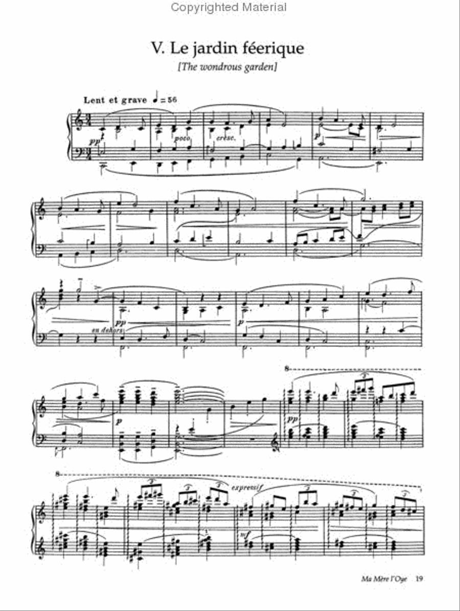 Le Tombeau de Couperin and Other Works for Solo Piano Piano Solo scores gallery preview page 4