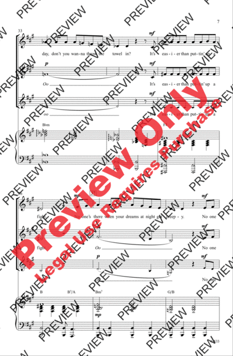 It's the Hard-Knock Life It's the Hard-Knock Life 2-Part scores gallery preview page 7