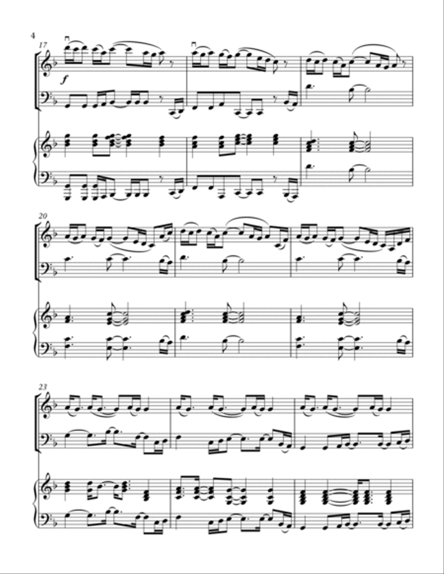 Paradise Paradise Piano Trio scores gallery preview page 4