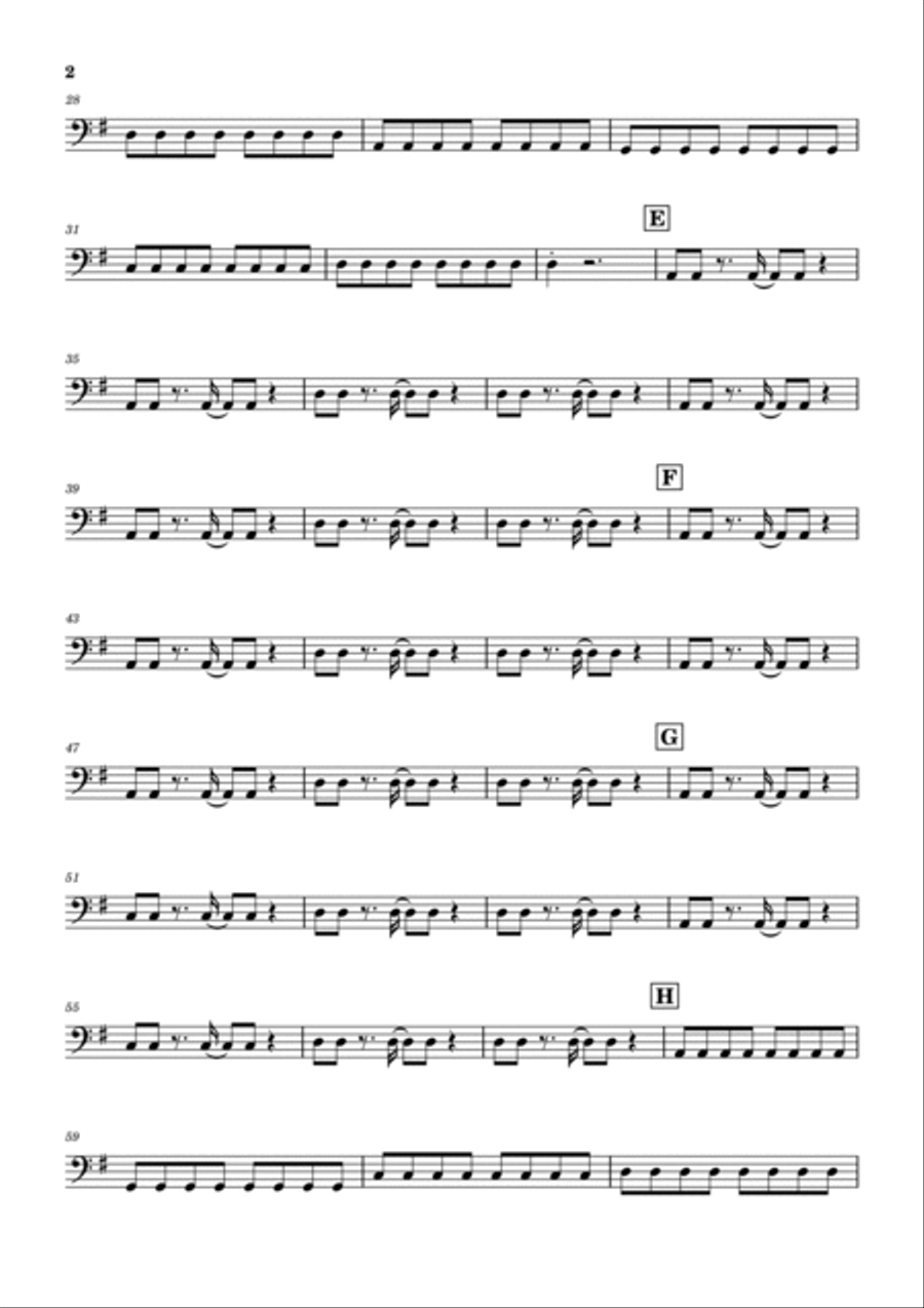 You Oughta Know Bass Guitar scores gallery preview page 2