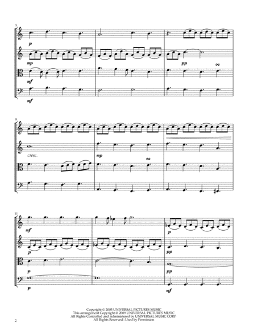 Georgiana Georgiana String Quartet scores gallery preview page 2