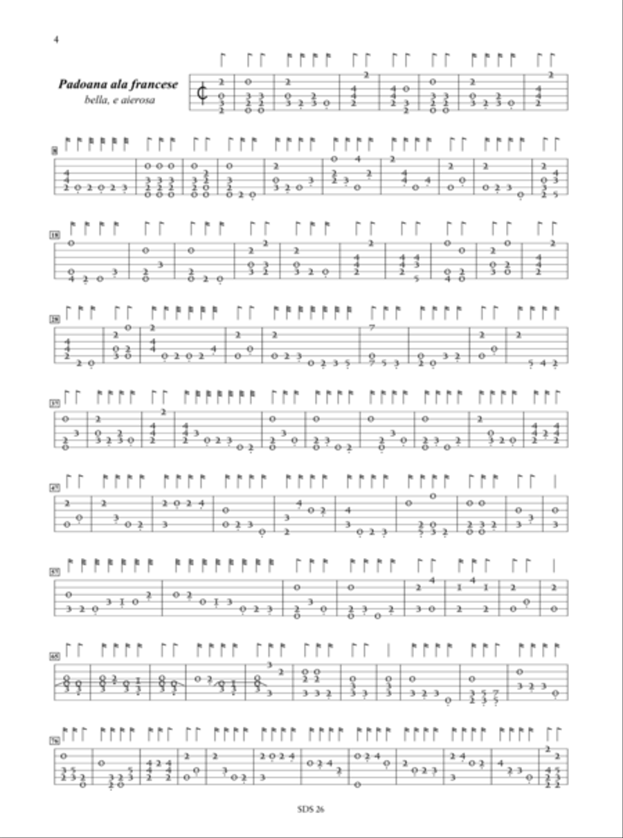 Non ti spiacqua l’ascoltar. Anthology from Vincenzo Capirola’s Lute Book (1517) Lute scores gallery preview page 3