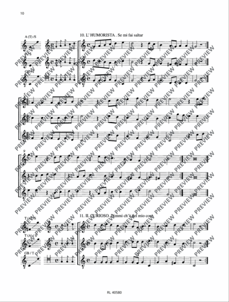 Balletti Recorder scores gallery preview page 11