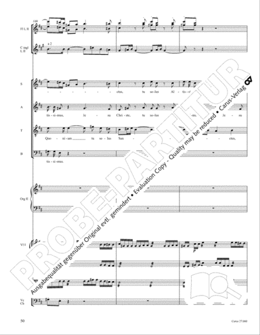 Messe a quatre voix 4-Part scores gallery preview page 61