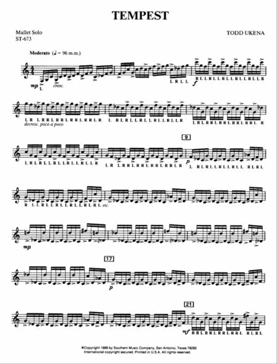 Tempest A Cappella scores gallery preview page 2