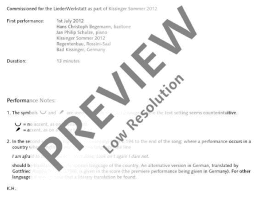 Chronicles of the Time Baritone Voice scores gallery preview page 3