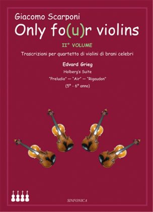 Book cover for Only fo(u)r Violins - Volume 2