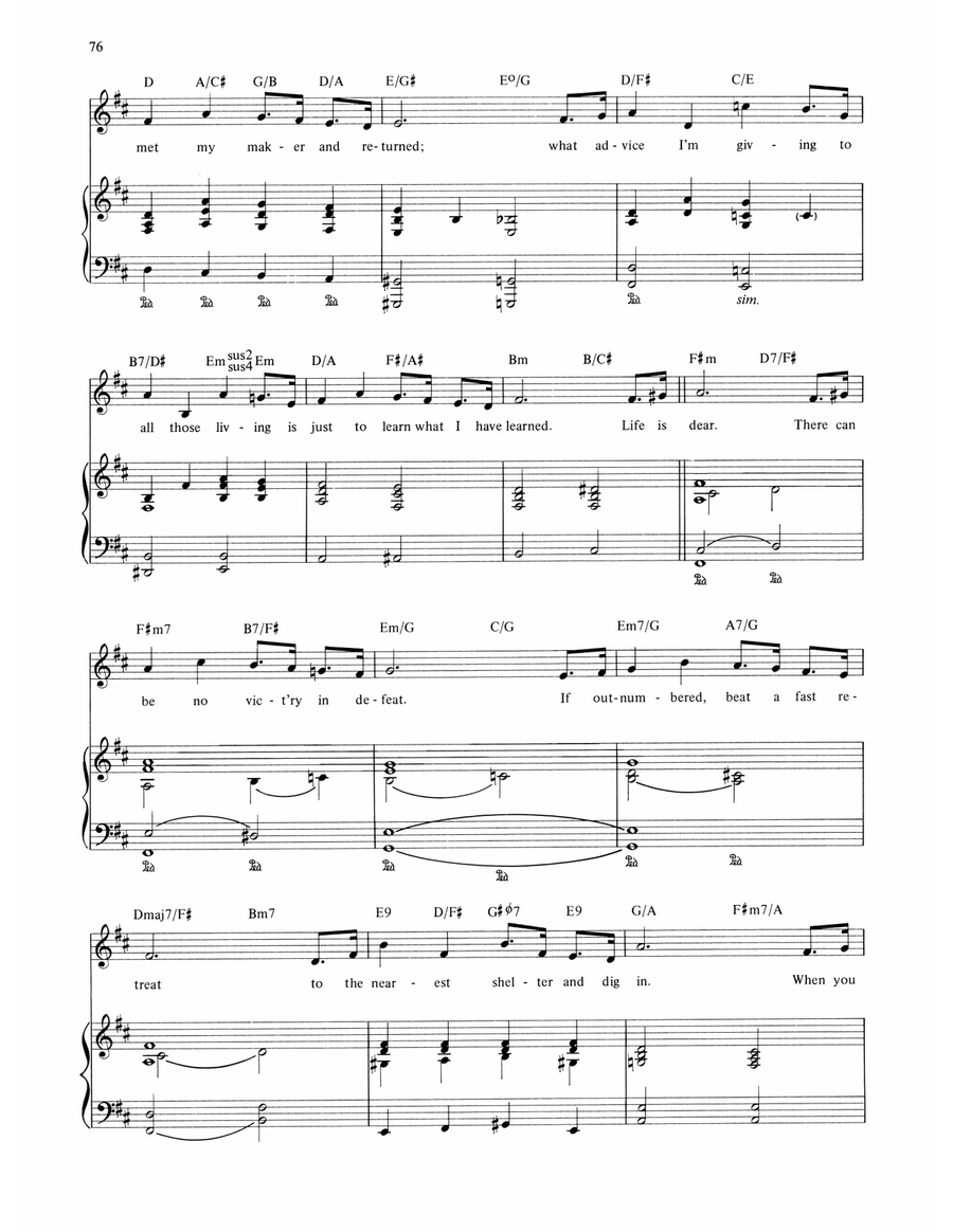 The Writing On The Wall (from The Mystery Of Edwin Drood) Piano, Vocal, Guitar scores gallery preview page 5